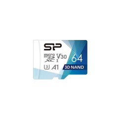 Silicon Power Superior Pro 64GB MicroSDXC - High-Speed, Reliable Storage Solution for All Your Devices!